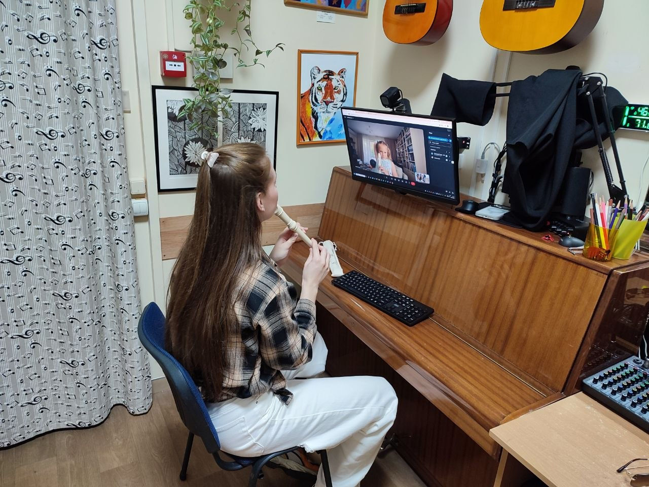 Блокфлейта — фото с урока